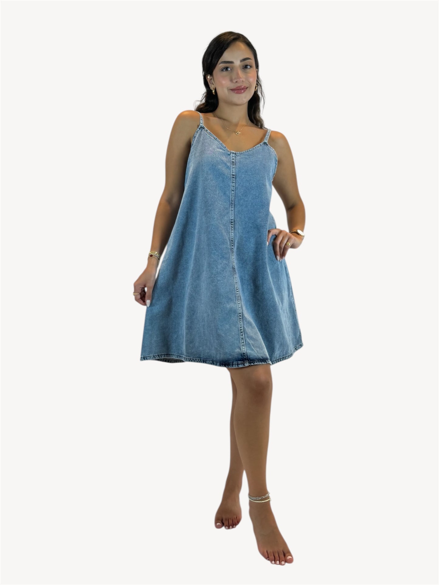 Denim Swing Dress