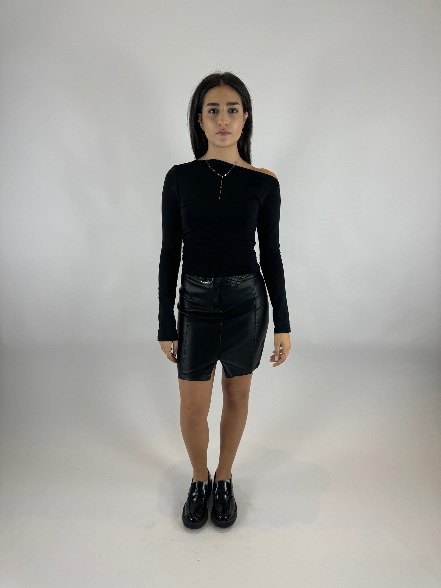 Fitted Off-Shoulder Top