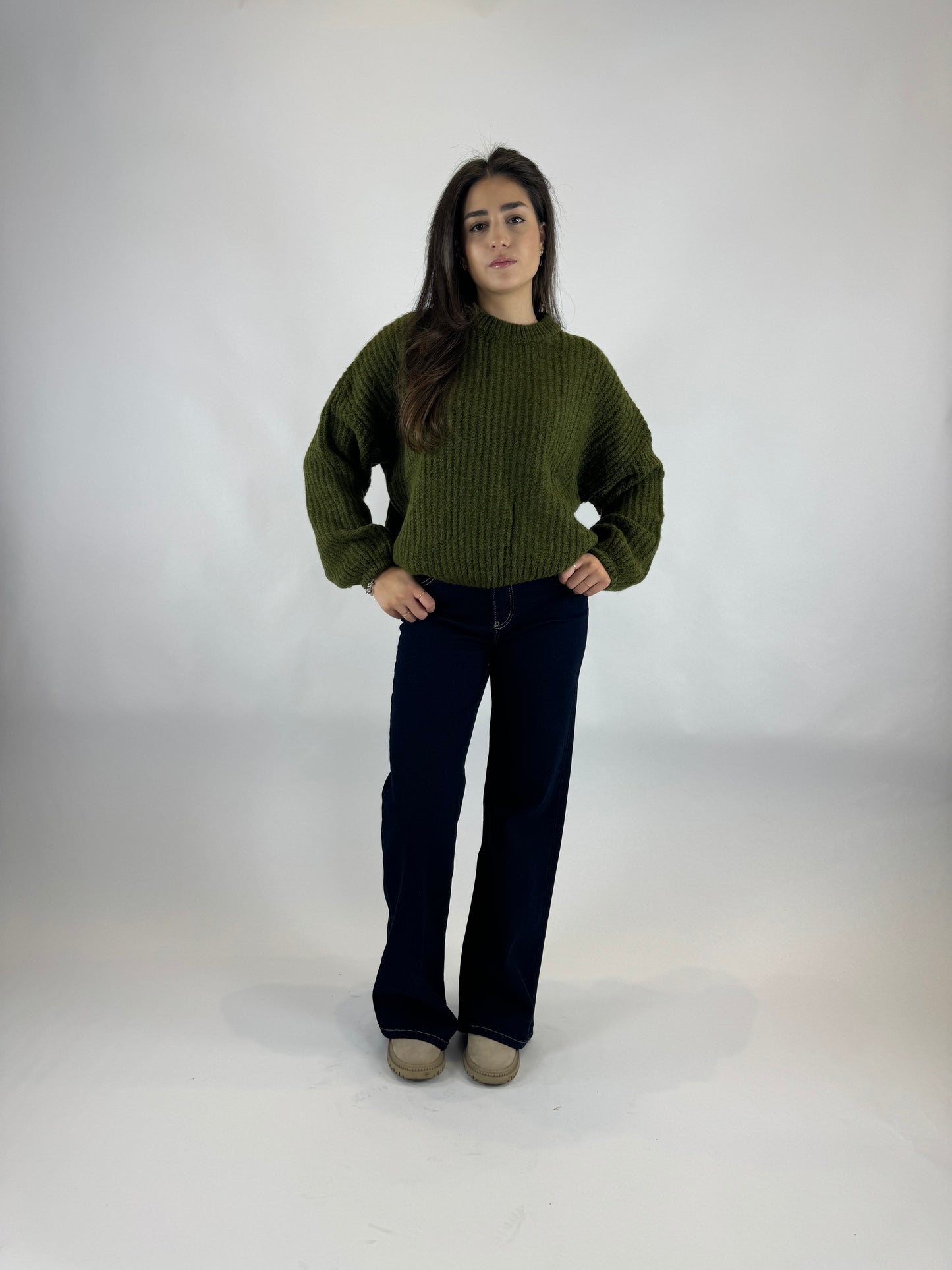 Wide Leg Denim Jeans