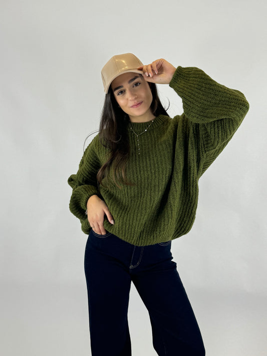 Textured Knit Sweater