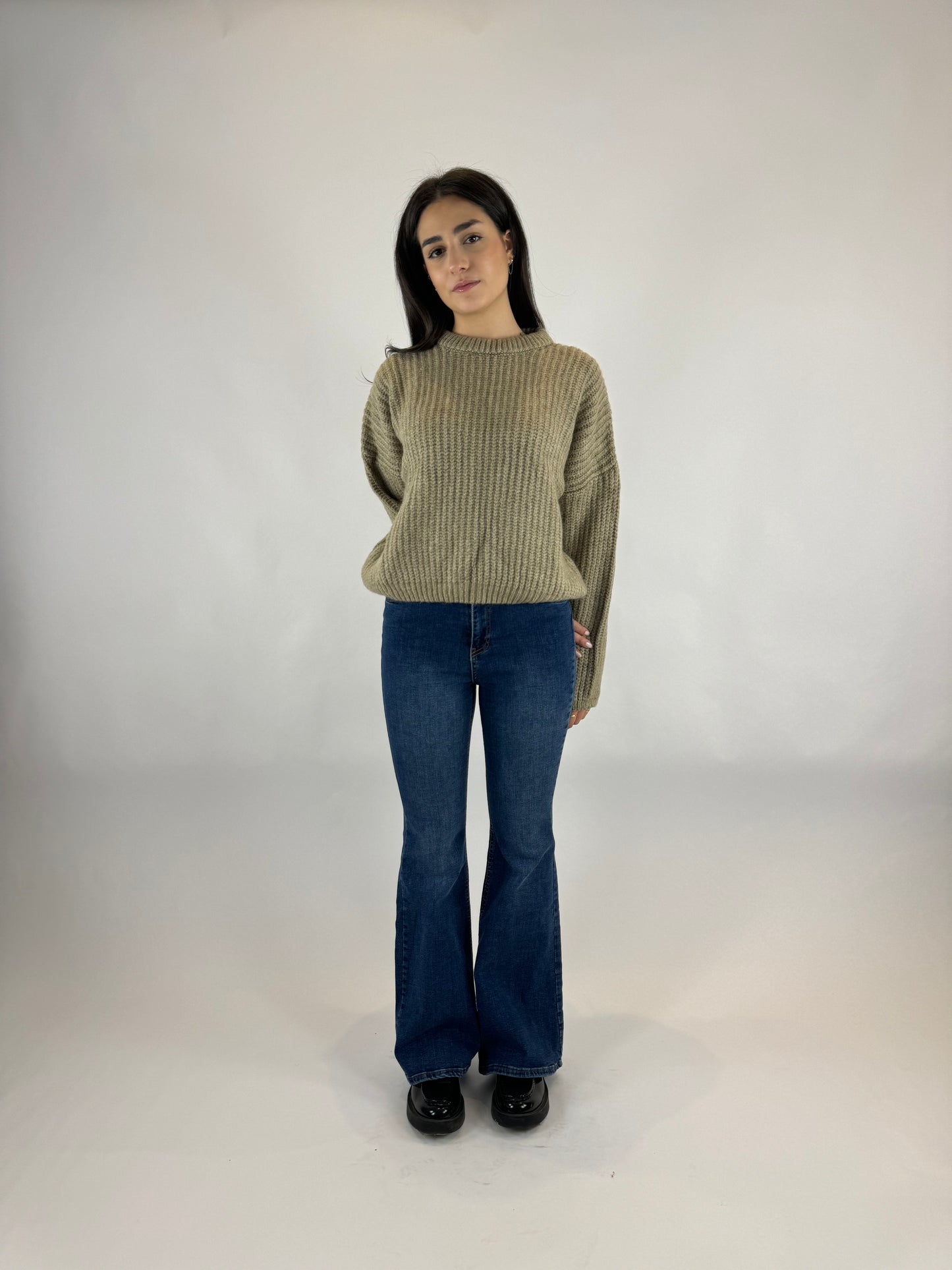 Textured Knit Sweater