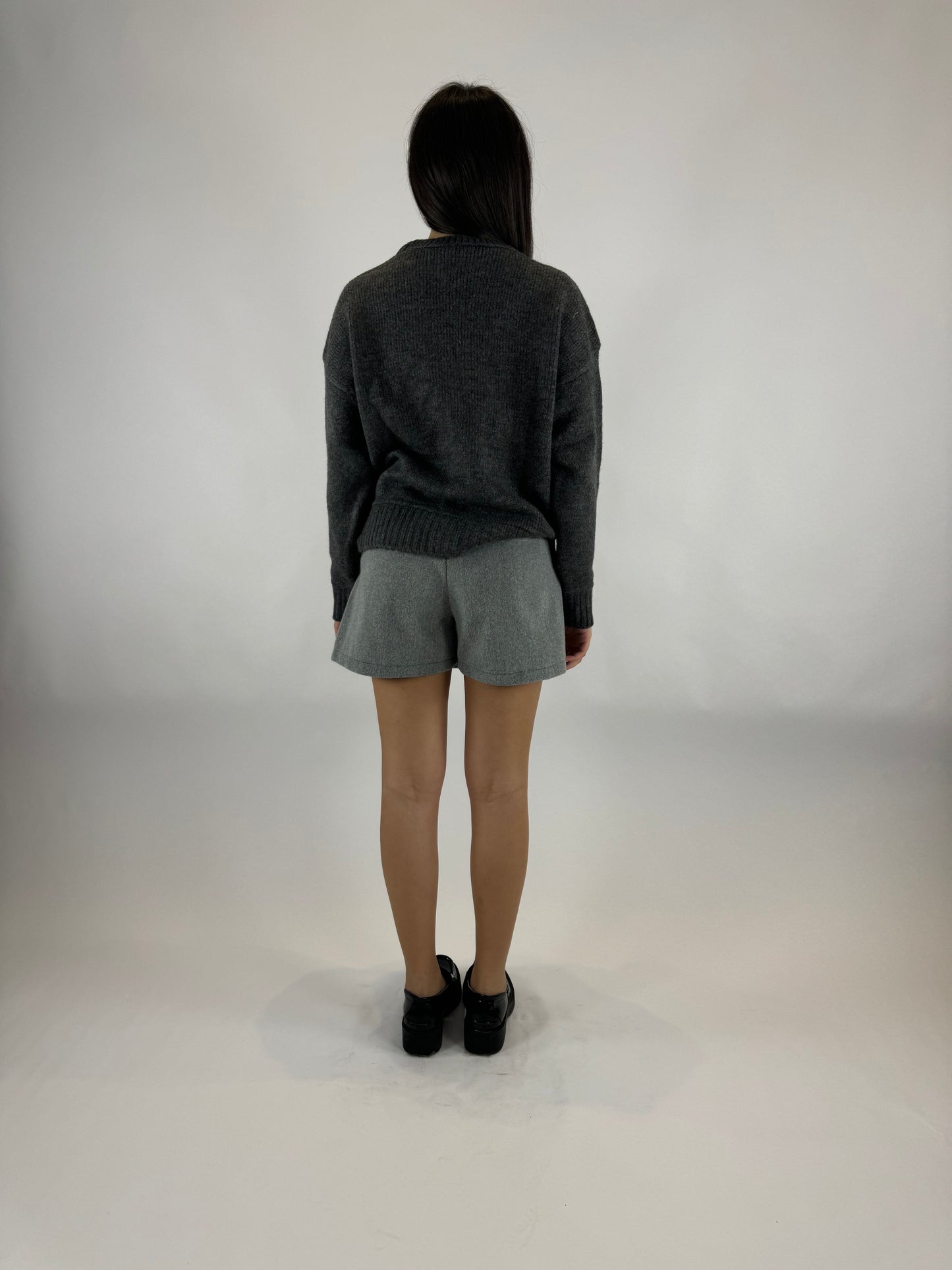 Pleated Skort with Belt
