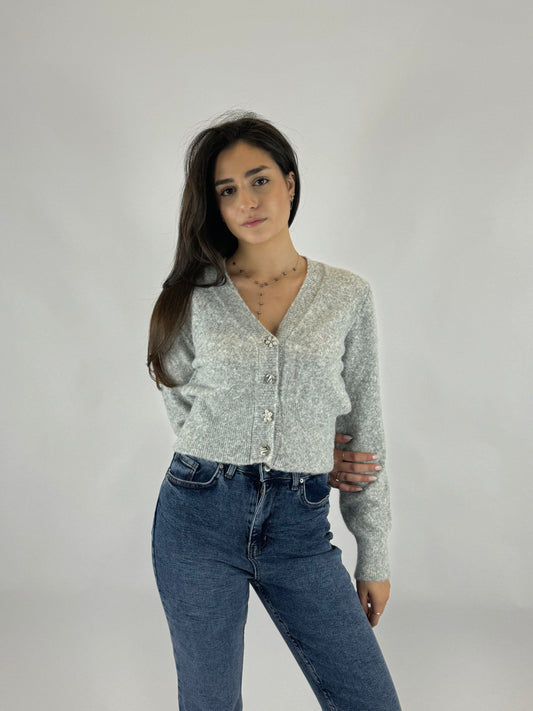 Soft Touch Button-up Cardigan