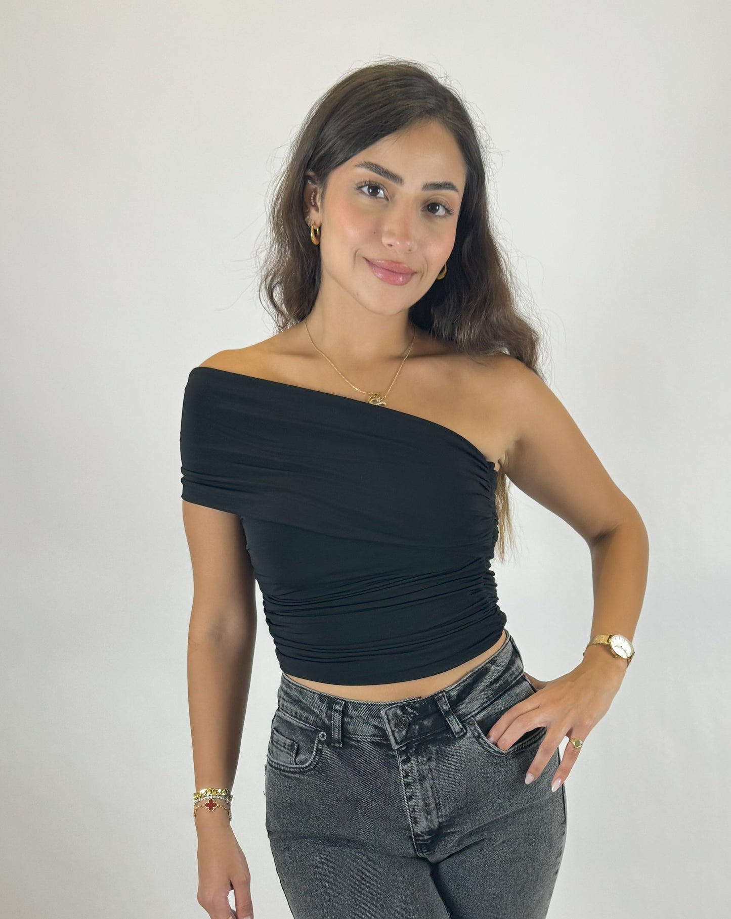 Off-Shoulder Crop